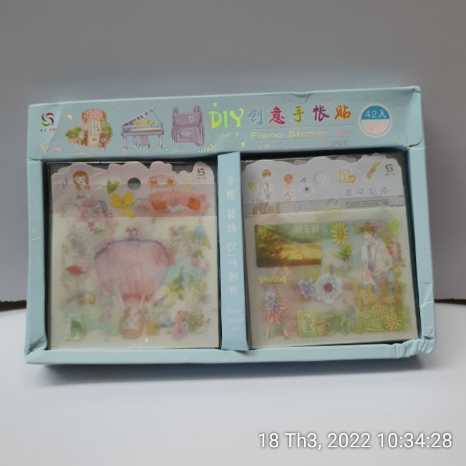 Sticker Dán Trang Trí DIY Hình Chữ Cái Nhiều Màu Sắc