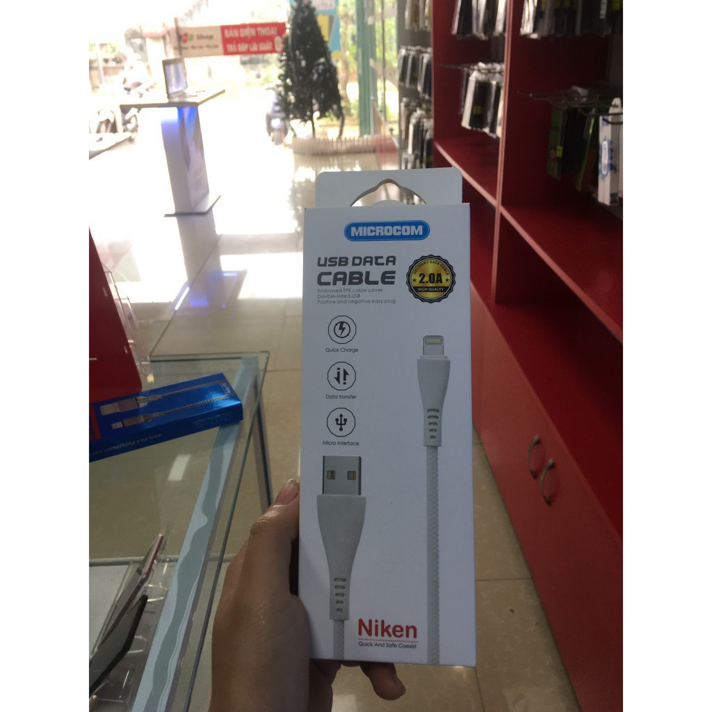 Sạc nhanh iphone Niken NK7 microcom