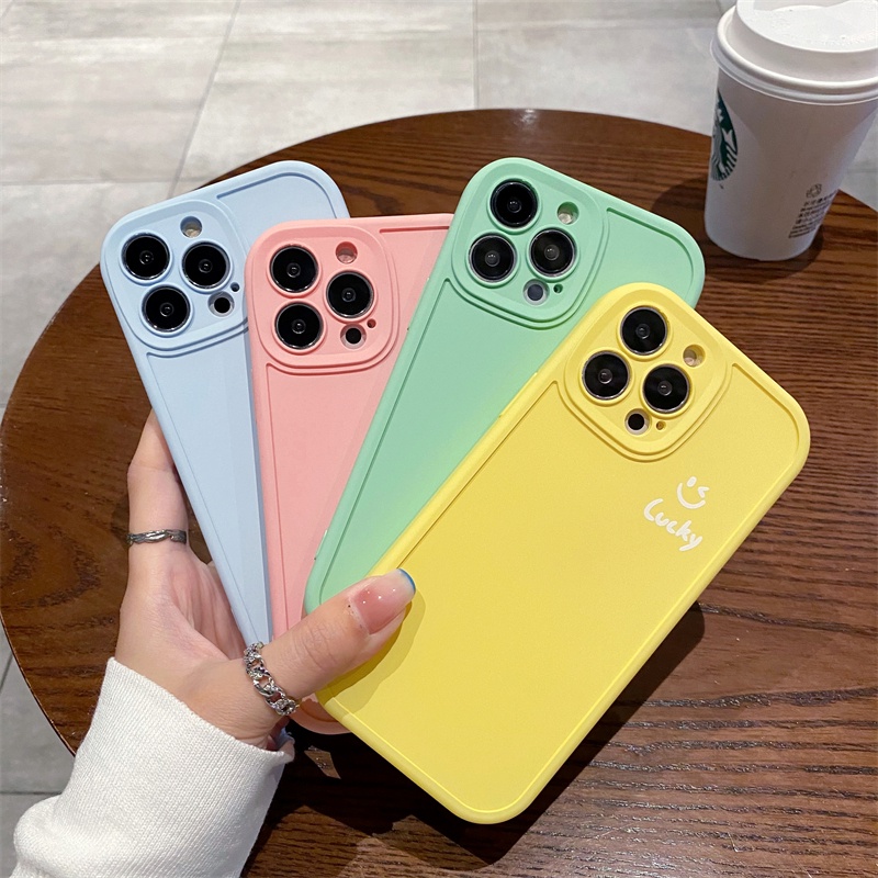 Ốp Điện Thoại Silicone Mềm Chống Sốc Màu Sắc Mùa Hè Cho iPhone X XR XS Max 11 12 13 Pro Max