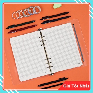 Sổ còng A5, Sổ Binder File Dot Grid nhựa kẹp còng