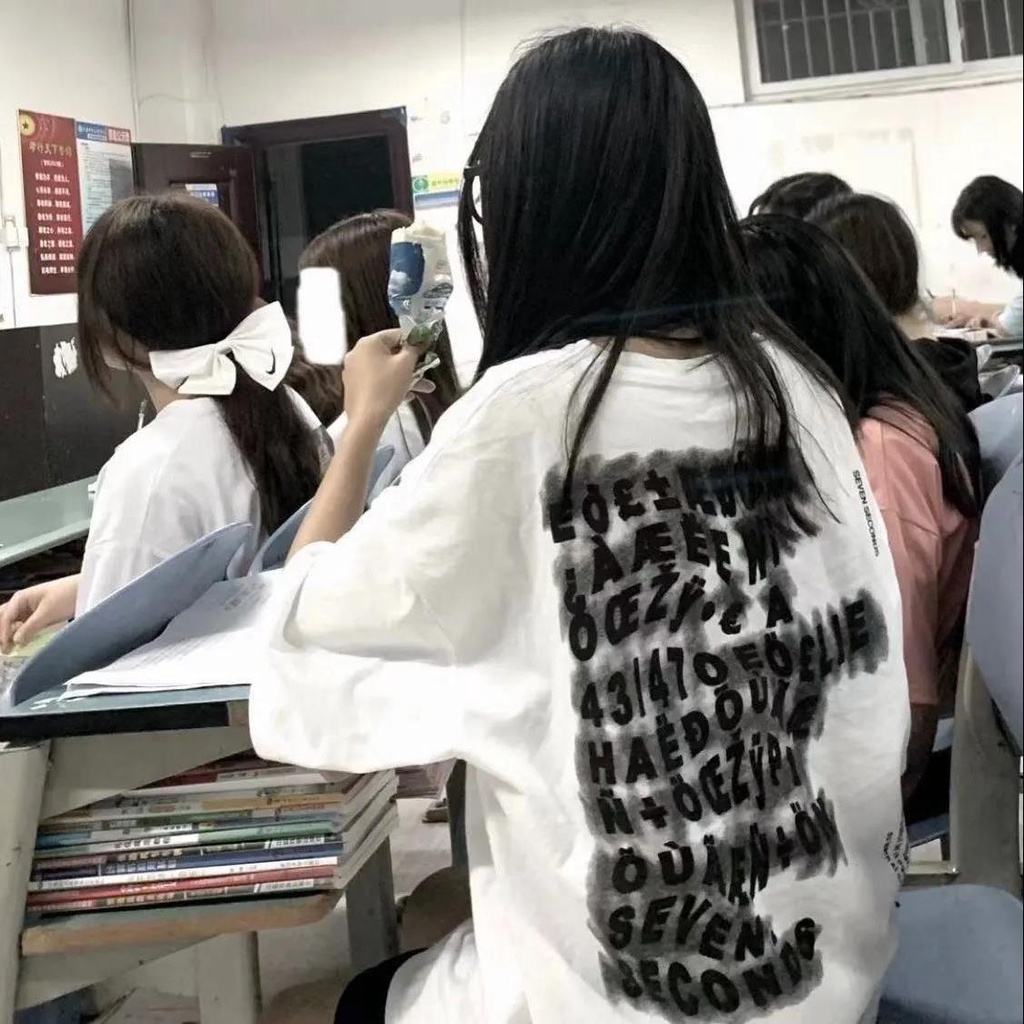 Jiashucheng Áo Thun Nữ Ngắn Tay Phong Cách Hàn Quốc Năng Động