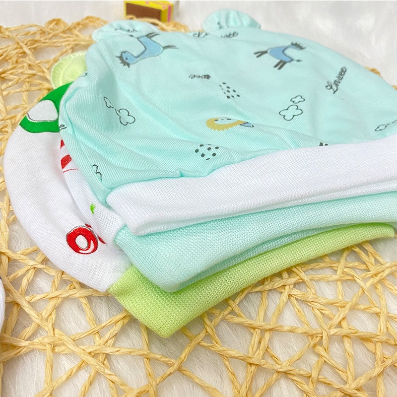 Mũ Cho Bé Sơ Sinh Tai Gấu Mềm Nhẹ _ MU3