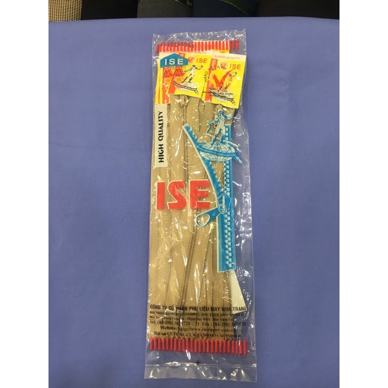 Dây Khoá Quần ISE 12 chiếc/ túi - Hoàn Thể Lào Cai