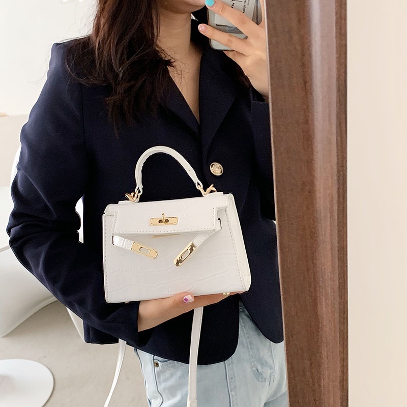 Túi xách nữ đeo chéo da rắn H,M chất đẹp form chuẩn phong cách Hàn Quốc CV3