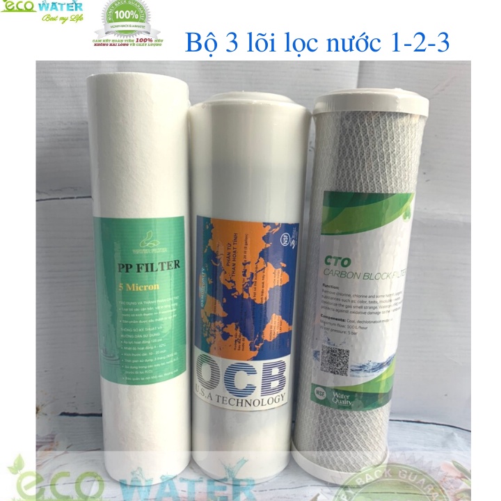 Lõi lọc nước T33 -  Tặng kèm tay vặn cốc