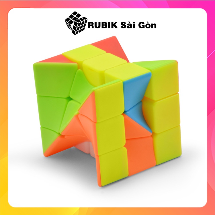 Rubik Biến Thể Twist Torcido 3x3 Cube Rubic Xoắn Lượn Stickerless Đồ Chơi Thông Minh Cho Bé