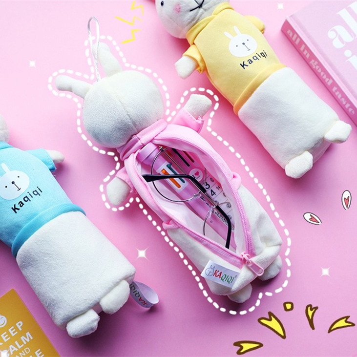 Túi Đựng Bút Hình Thỏ Dễ Thương Cho Bé