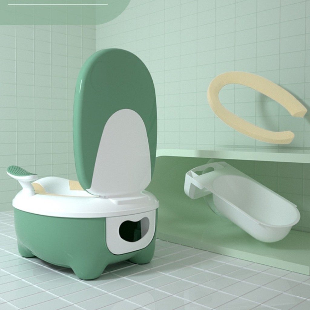 Bô vệ sinh cho bé cao cấp, Đa năng ,ngăn chứa tháo lắp vệ sinh dễ dàng