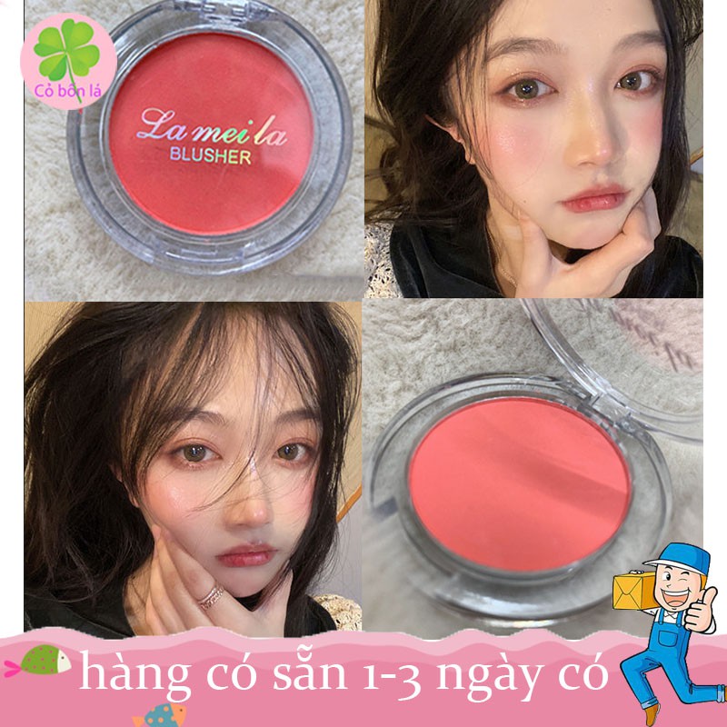 【sản phẩm mới】 🌸Phấn má hồng đơn sắc Lameila Blusher Color Geometry Tone Cam Đào - Chính hãng Lameila