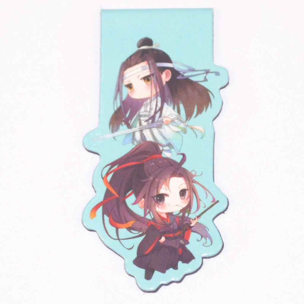 [thanh lý bán lỗ] Bộ 6 Bookmark Anime nam châm - Ma Đạo Tổ Sư [AAM] [PGN25]