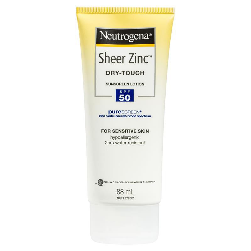 Kem chống nắng Neutrogena Sheer Zinc Dry Touch SPF50 88ml