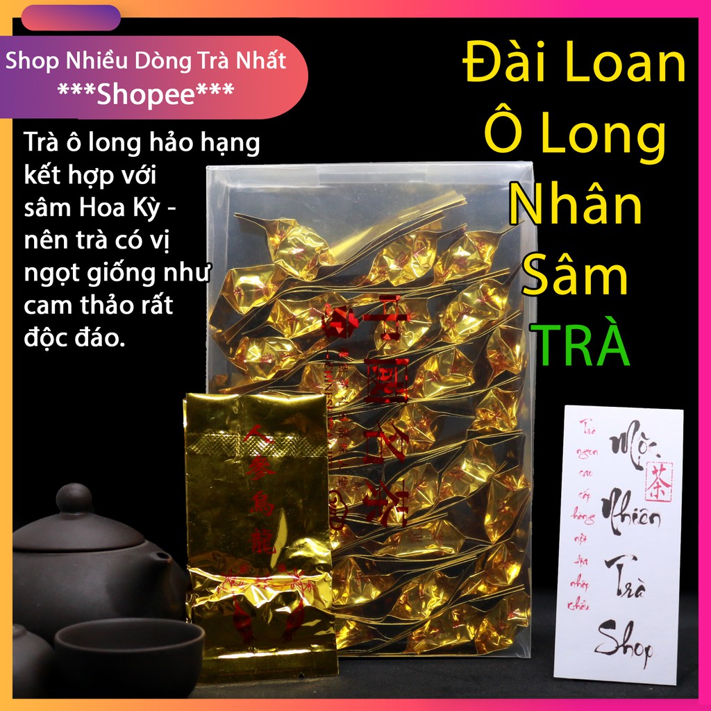 Trà Ô Long Nhân Sâm