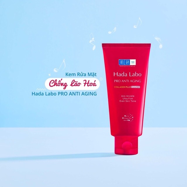 Sữa Rửa Mặt Hada labo Của Nhật Đủ Màu - Kem rửa mặt hadalabo trắng,xanh,đỏ 80g