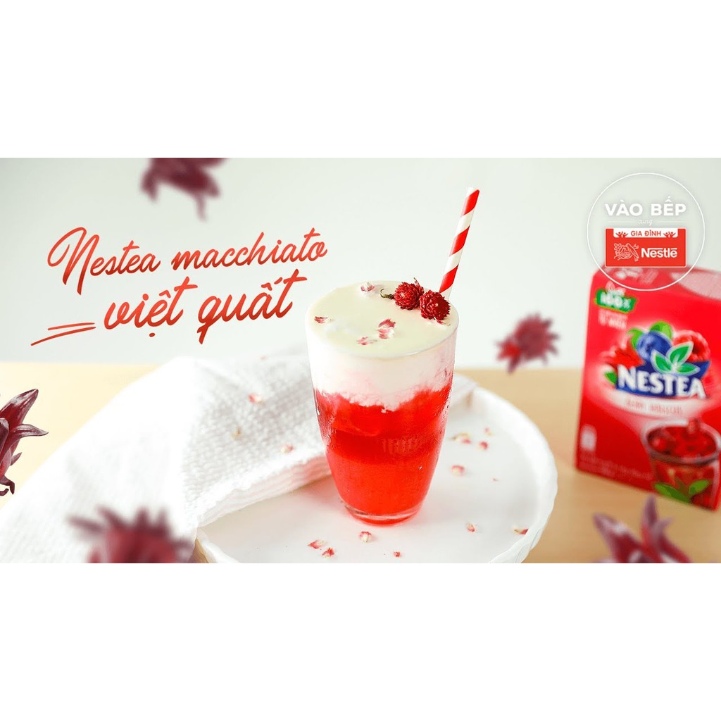 Trà Việt Quất Và Hoa Atiso Đỏ/ Trà Vải & Hoa Lài/ Hoa Quả Nestea Hộp 10 Gói x 14g