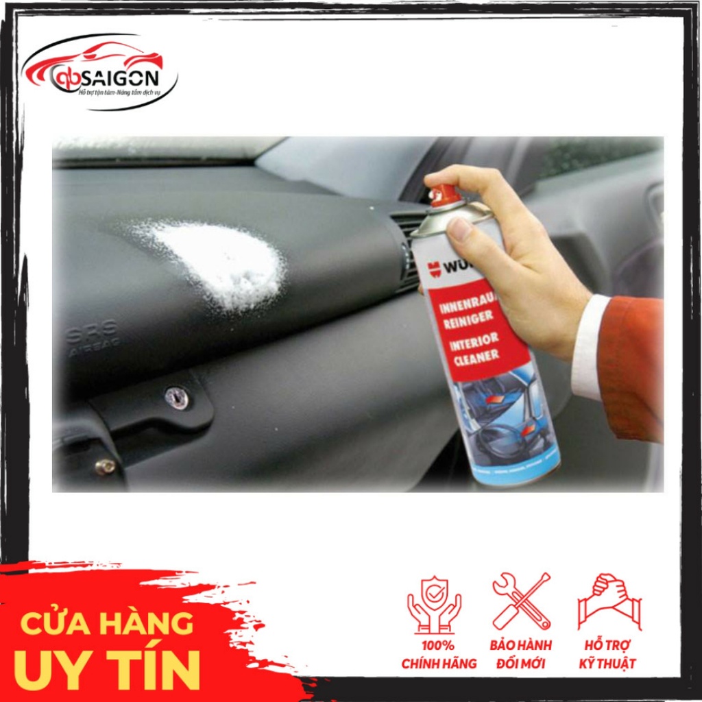 ] 🚗  Chất Vệ Sinh Nội Thất Hoạt Tính 500ml - Wurth - Đức - 0893033
