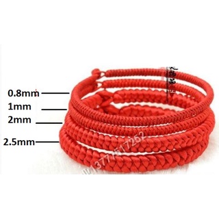 5met Dây tim bóng size 1.5mm-2mm-2,5mm, dây đan vòng tay đủ size, dây thắt vòng tay, vòng cổ may mắn