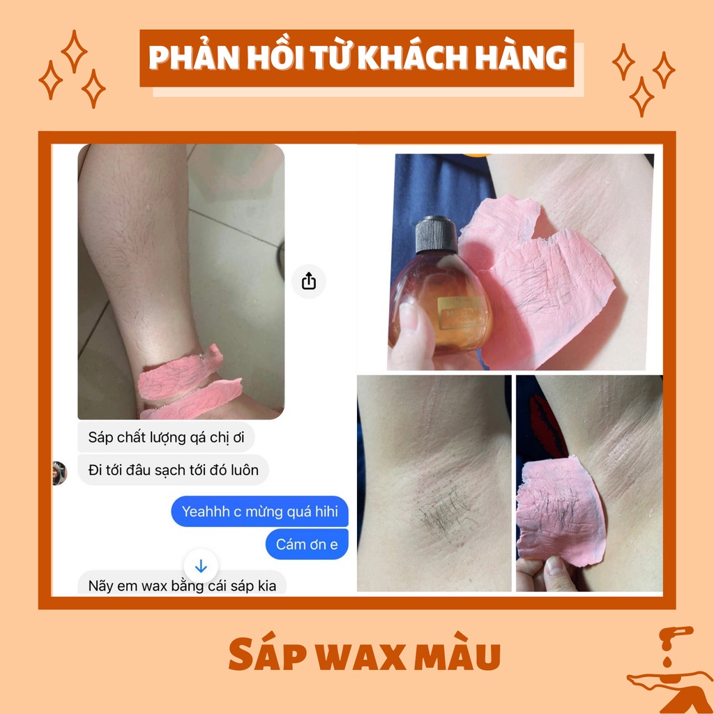 Combo triệt lông sáp wax nóng wax lông, nồi nấu sáp chống dính ceramic tặng mỡ trăn nguyên chất | BigBuy360 - bigbuy360.vn