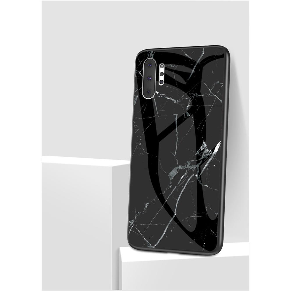 Ốp Điện Thoại Kính Cường Lực Màu Gradient Cho Samsung Galaxy Note 10 Plus + Samsung Note10 Plus
