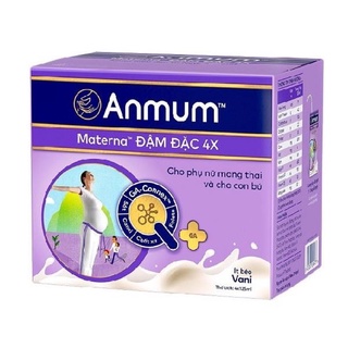 Lốc sữa bột pha sẵn anmum materna 4x hương vani / chocolate