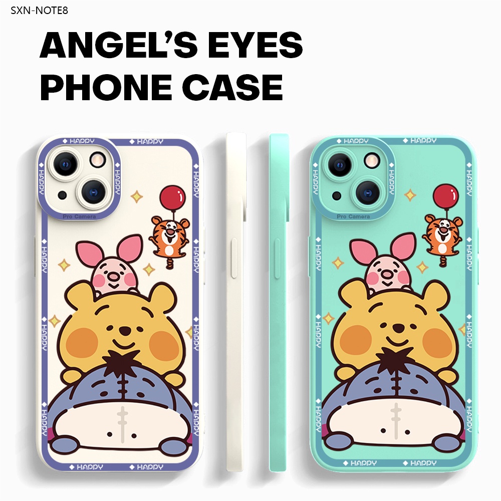 Samsung Galaxy Note 8 9 10 20 Lite Plus Ultra Cho Ốp lưng điện thoại In Hình Winnie The Pooh Thicken