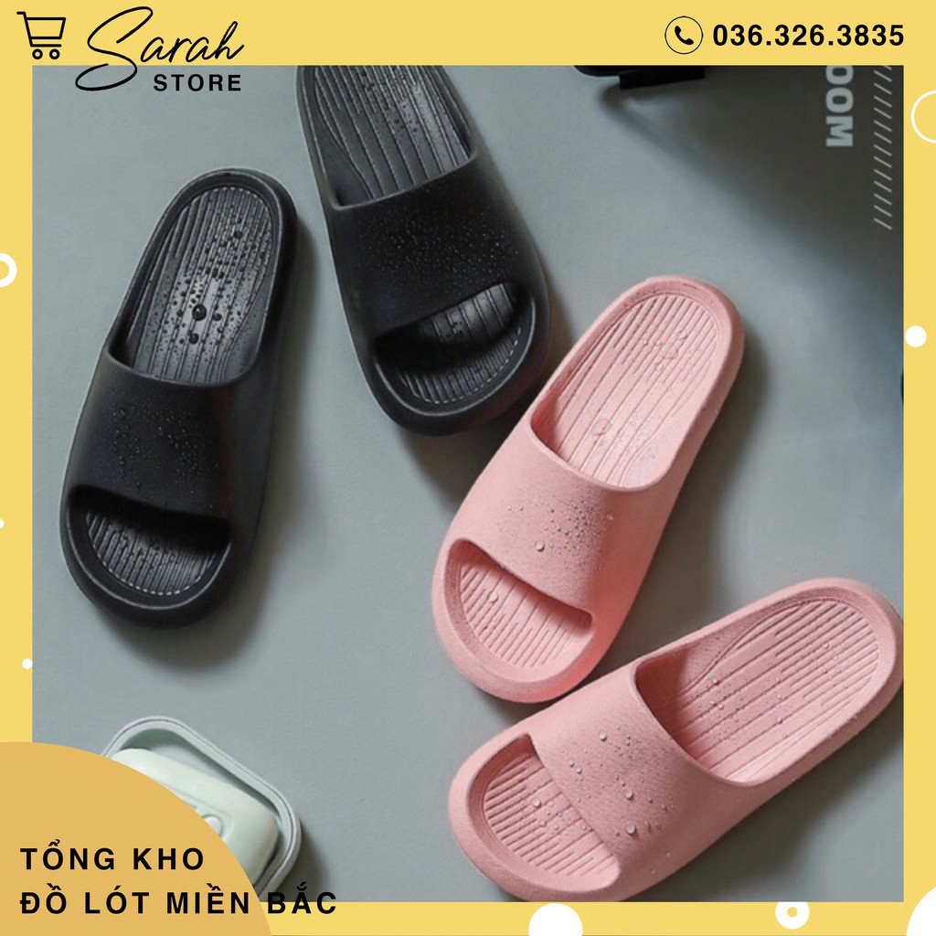 Dép Đi Trong Nhà Nam Nữ Ulzzang Đúc Liền Khối Siêu Nhẹ D188