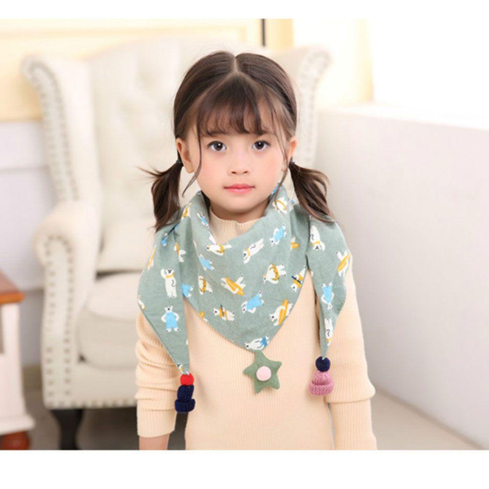 Khăn Choàng Hai Lớp Thời Trang Thu Đông Xinh Xắn Dành Cho Bé MIHAN1