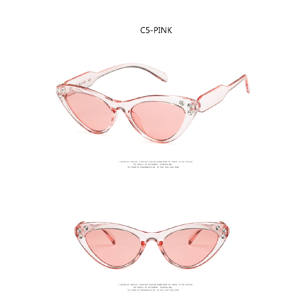 Kính Mát Mắt Mèo Phong Cách Âu Mỹ