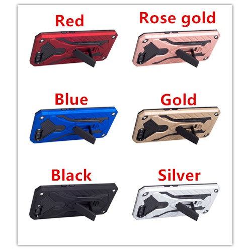 Ốp lưng chống sốc có giá đỡ thiết kế mạnh mẽ cá tính nhiều màu sắc cho Samsung A7 2018 A10 A50 A70 M10 | BigBuy360 - bigbuy360.vn