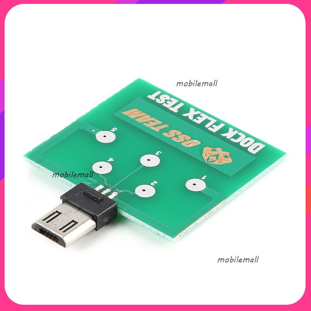 Micro USB Dock Flex Test Board for Android Phone Battery Power Charging Dock