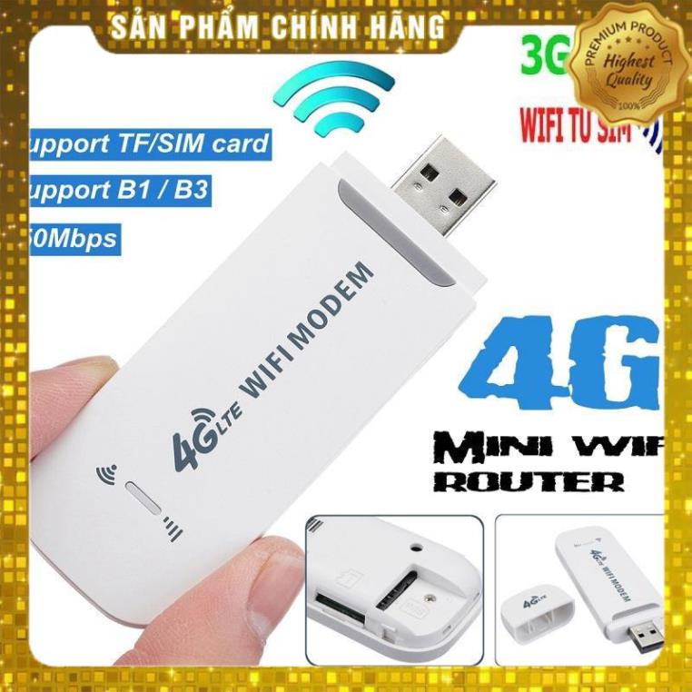 USB DCOM 3G 4G DONGLE phát Wifi từ sim 3G/4G dùng được đa mạng. BH 24 tháng