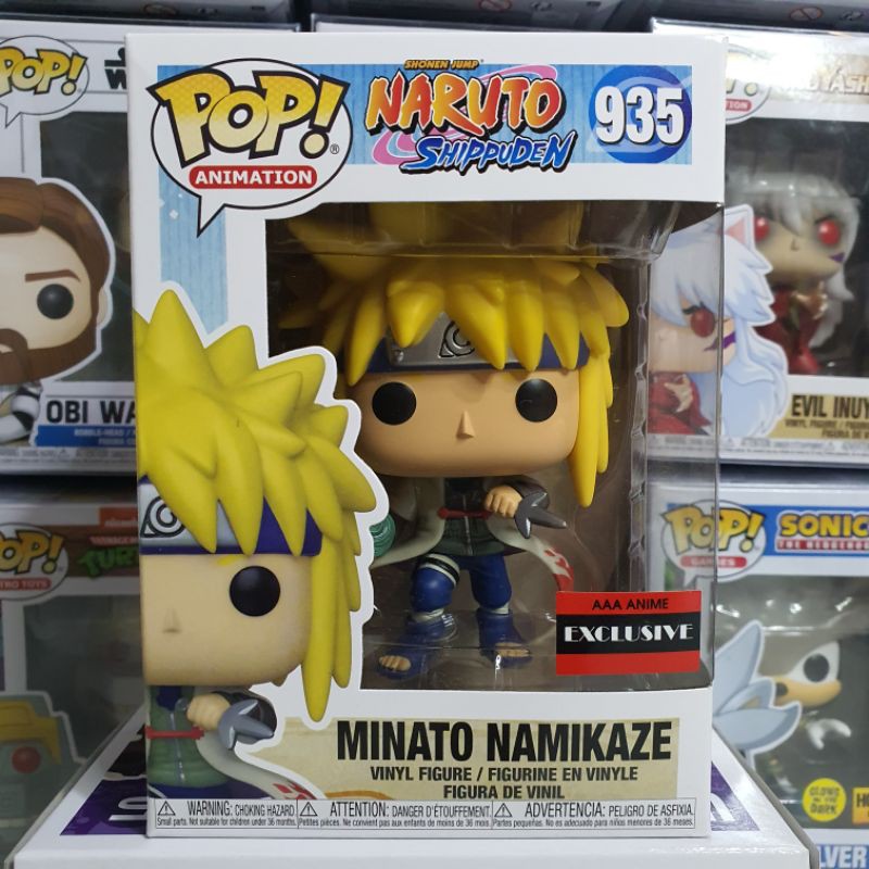 Đồ chơi mô hình funko pop 935 Minato Namikaze AAA Anime Sticker - Naruto