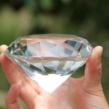 đá kim cương chụp ảnh nail size TO 9.5cm có đủ cạnh bắt sáng cực mạnh