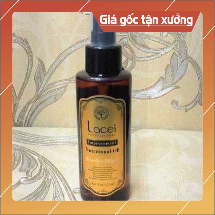 [TẬN GỐC]  dầu bóng tóc ,tinh dầu dưỡng tóc LACIE  Lacei Improvement Nutritional Oil 120ml DƯỠNG PHUC HỒI HƯ TỔN GIỮ NẾP