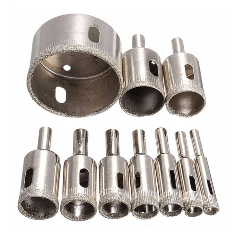 Mũi Khoan Kính, Mũi Khoan Đá, Mũi Khoan Gạch Từ Hợp Kim Cao Cấp 6mm - 60mm, Mũi Khoan Lỗ Tròn⚡FREESHIP⚡