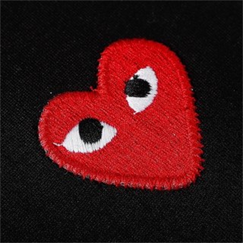 Áo thun cotton tay ngắn thêu hình PLAY cổ điển thời trang cho nam và nữ