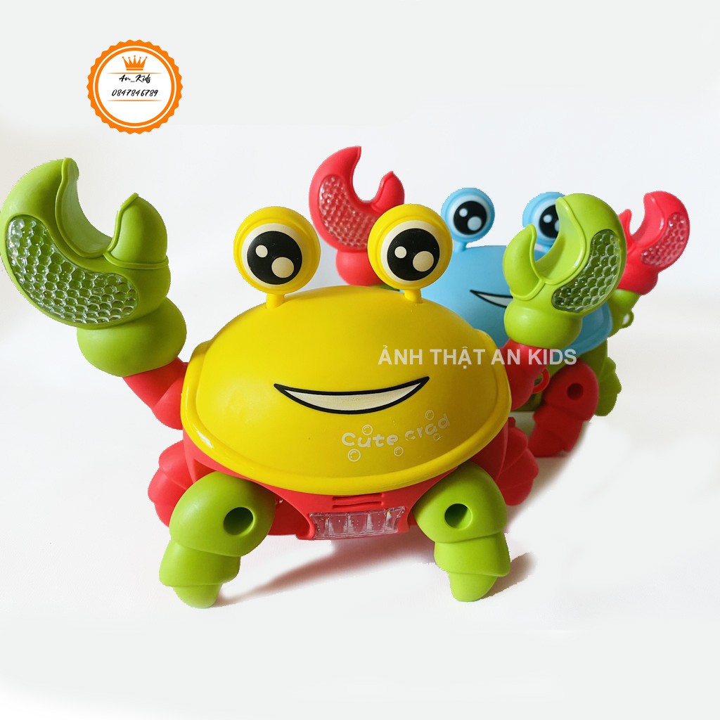 Con Cua Đồ Chơi Chạy Pin Bò Tung Tăng Chạy Theo Nhạc Cực Kì Dễ Thương Dùng để dỗ bé rất hay . AN Kids