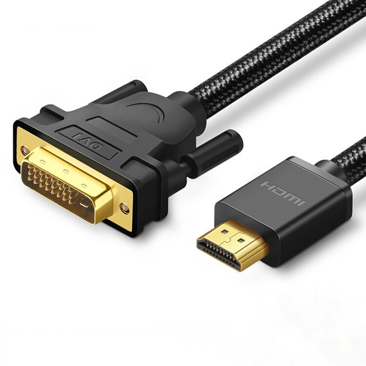 Cáp chuyển đổi tín hiệu từ cổng DVI 24+1 sang HDMI và ngược lại dài 2-5m