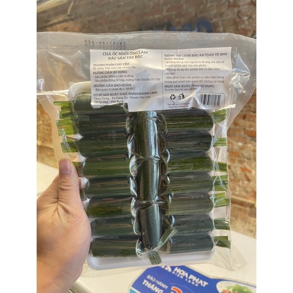 Ốc nhồi ống nứa vỉ 20 ống
