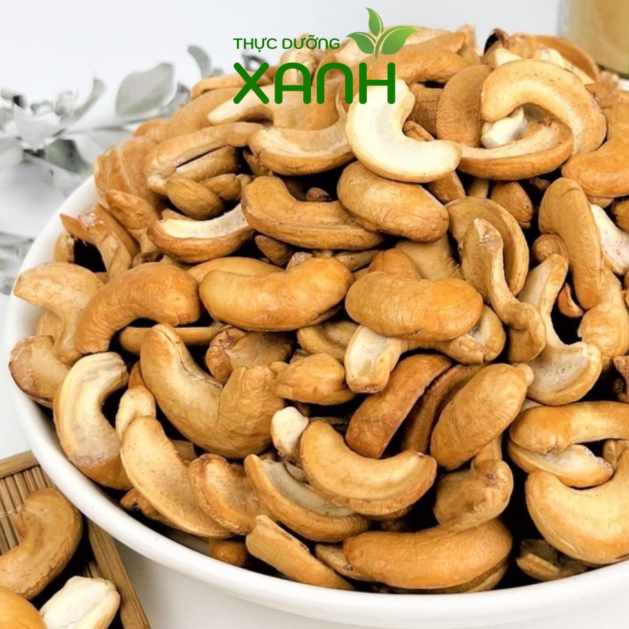 Hạt Điều Sấy Chín Nguyên Vị Bình Phước Sạch Vỏ / Hạt Điều Bình Phước Rang Không Muối - Thực Dưỡng Xanh