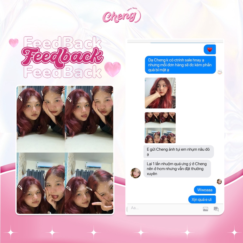 Thuốc Nhuộm Tóc Màu NÂU ĐỎ Không Tẩy | Chenglovehair, Chenglovehairs