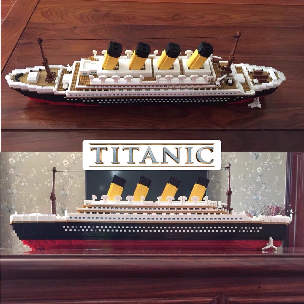 Bộ xếp hình Lego hình Titanic - Bộ đồ chơi trẻ em thông minh - Sunny