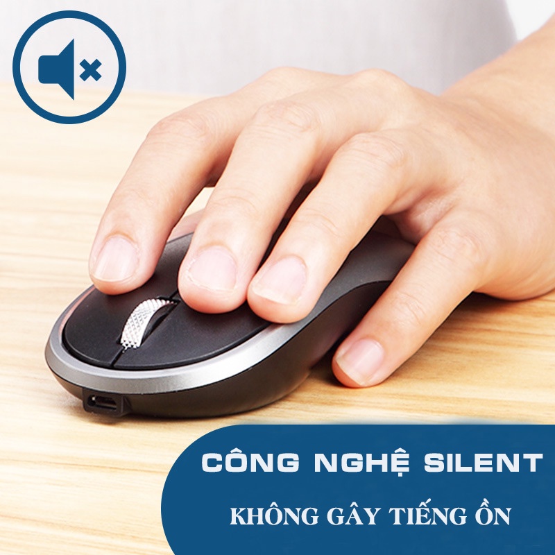 Chuột Không Dây AOC MS720 Công Nghệ Silent Thiết Kế Đơn Giản Sang Trọng Nhỏ Gọn