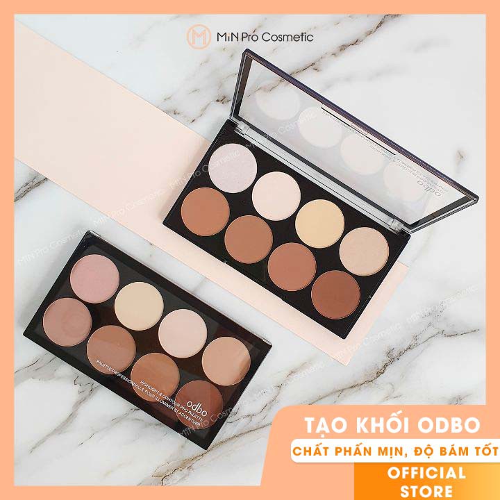 Tạo khối Odbo highlight và Contour Pro Palette OD138