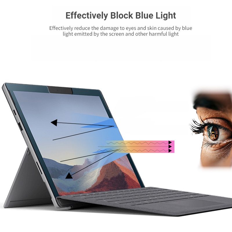 Miếng Dán Bảo Vệ Màn Hình Chống Bức Xạ HD Màu Xanh Dương 16: 9 Cho iMac 24 2021 530.5 * 299mm Ốp