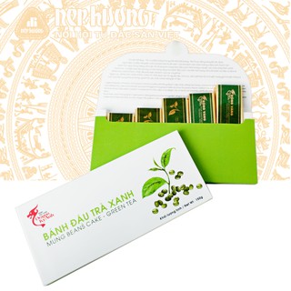 <KM: Giảm giá 10-15%>Bánh đậu xanh trà xanh - Rồng vàng Kỳ Anh - Hộp 150g