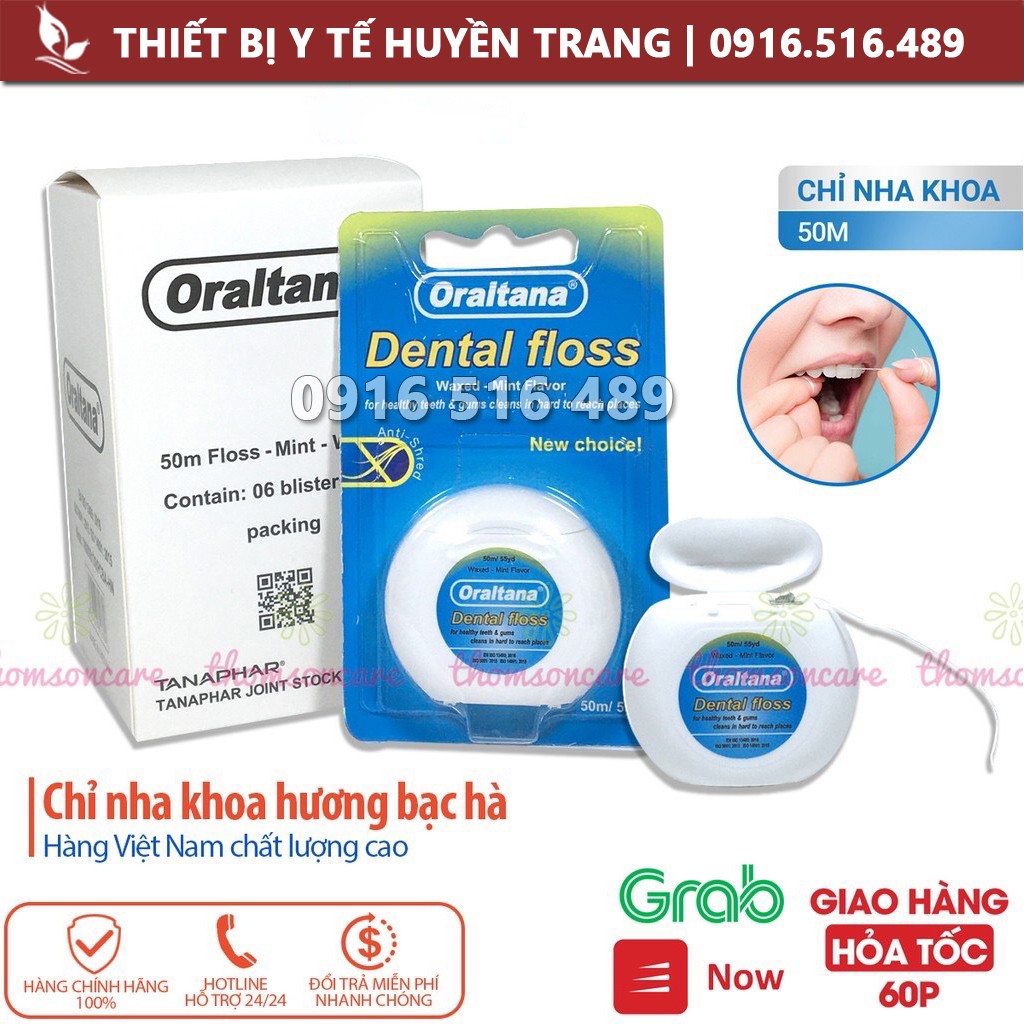 Chỉ nha khoa Oraltana Cuộn Dài 50m