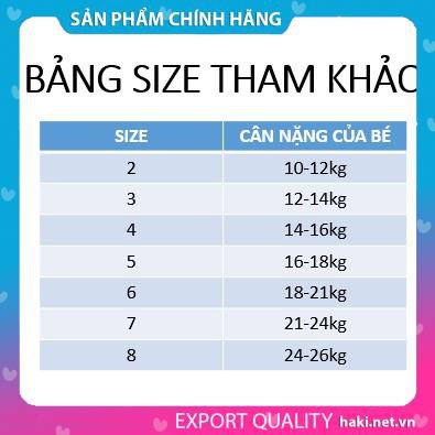 Áo nỉ bé trai cổ bo chính hãng- HAKI -Xanh- Ghi