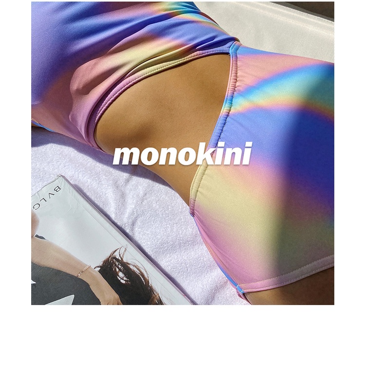 Bộ Đồ Bơi Một Mảnh Chất Liệu Nylon Màu Xanh Dương / Lì Thiết Kế Khoét Lưng Quyến Rũ Cho Nữ | BigBuy360 - bigbuy360.vn