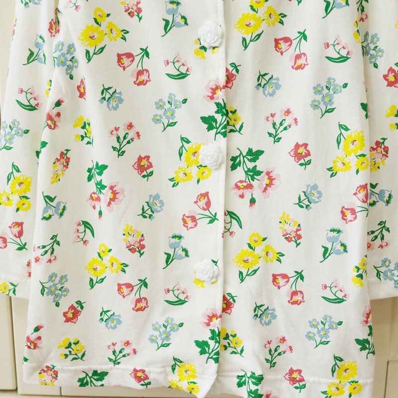 Váy dài tay bé gái Fortyore 5-8 tuổi  Áo váy cotton mềm xuất Nhật 0622