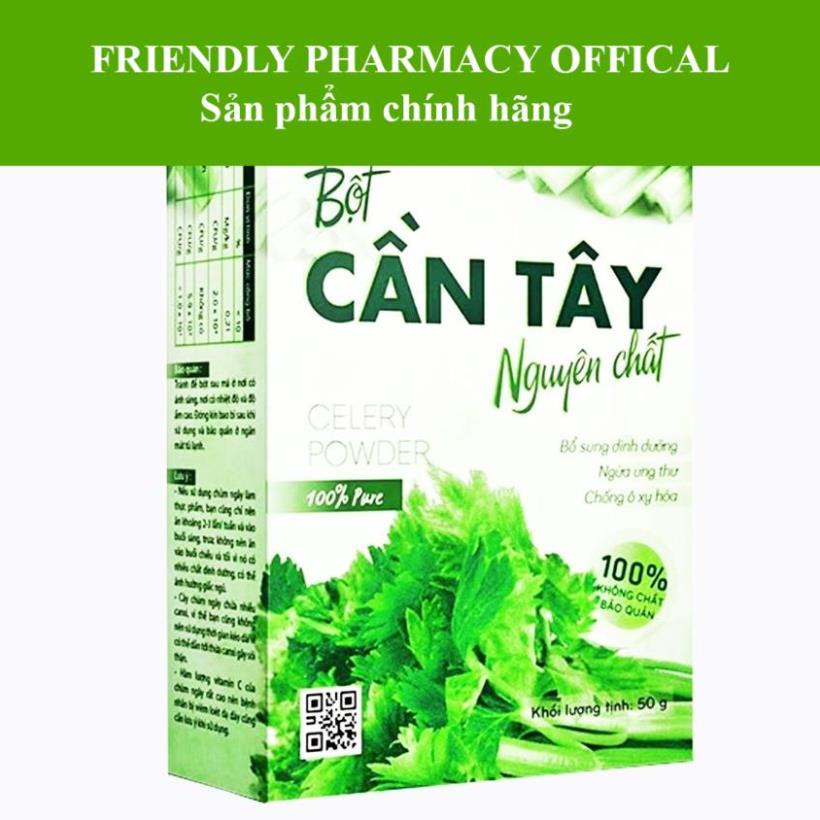 Bột cần tây nguyên chất Behena - Hỗ trợ làm đẹp và cải thiện sức khỏe, giúp tốt cho hệ tiêu hóa, làm đẹp da (50G)